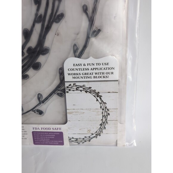 IRON ORCHID DESIGNS DECOR STAMPS BUILD A WREATH - Picture 2 of 3